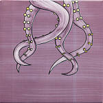 Плитка с узором Осьминог велосипедист варинант исполнения - 4 | Loft Concept в Барнауле