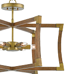 Подвесной светильник в форме фонаря коричневый Brown Eco Lantern варинант исполнения - 1 | Loft Concept в Барнауле