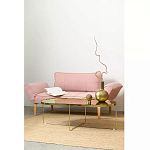 Кофейный столик овальный золотой Modern Mirror Gold Table варинант исполнения - 5 | Loft Concept в Барнауле