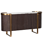 Комод  округлой формы с дверцами Chest of Precious Breed варинант исполнения - 2 | Loft Concept в Барнауле