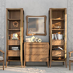 Комод из массива дуба с 3-мя ящиками Tasteful Furniture варинант исполнения - 2 | Loft Concept в Барнауле