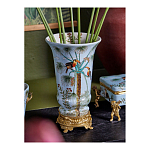 Ваза из фарфора с бронзовыми элементами Tropical Garden варинант исполнения - 8 | Loft Concept в Барнауле