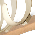 Вешалка настенная с 4-мя бежевыми крючками из пластика Curves Hangers варинант исполнения - 2 | Loft Concept в Барнауле