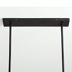 Люстра линейная прямоугольная с подвесками из натурального перламутра Nacre варинант исполнения - 4 | Loft Concept в Барнауле