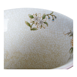 Ваза из голубого фарфора с бронзовыми элементами Blue Garden варинант исполнения - 3 | Loft Concept в Барнауле