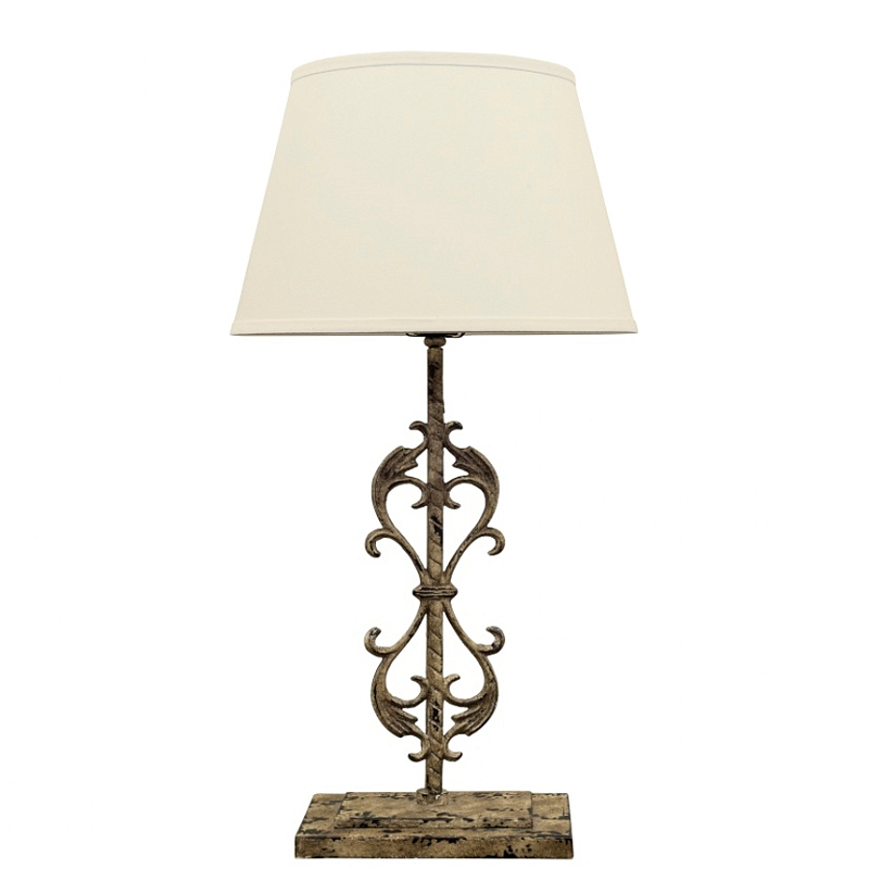Настольная лампа RH Kerry Artifact Table Lamp Коричневый Бежевый Настольная лампа RH Kerry Artifact Table Lamp Коричневый Бежевый в Барнауле | Loft Concept