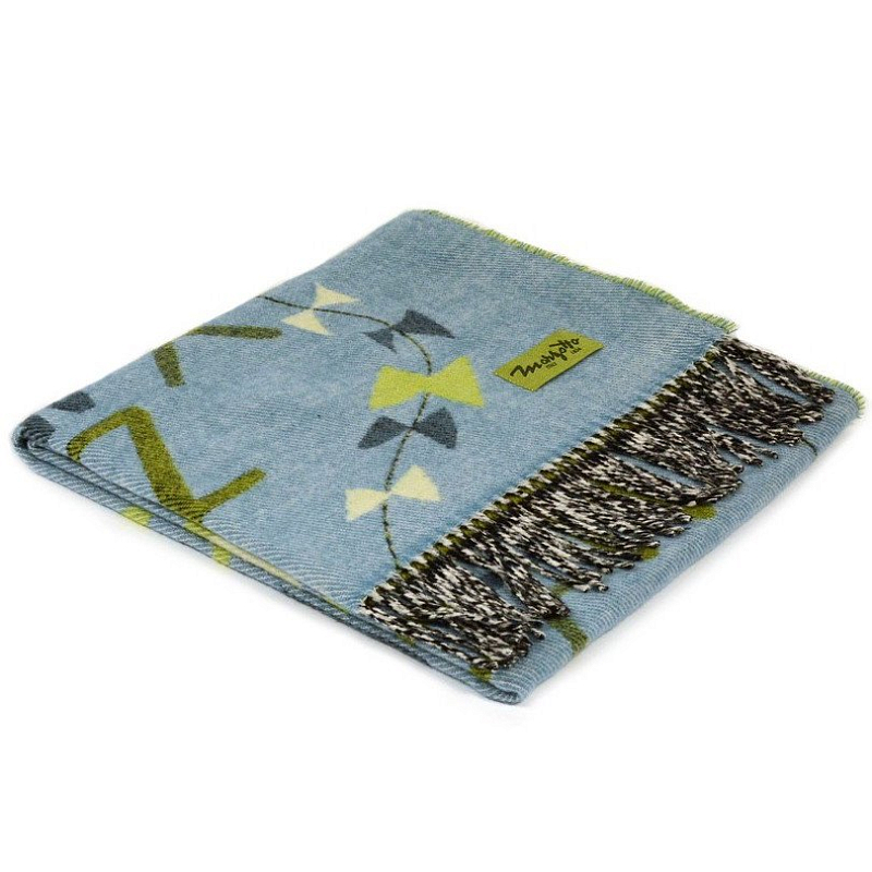 Плед ALP 2 Marzotto Серо-голубой в Барнауле | Loft Concept 