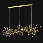 Люстра подвесная из трех частей с металлическими круглыми элементами Terzani Argent варинант исполнения - 4 | Loft Concept в Барнауле