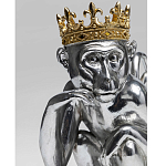 Статуэтка обезьяна в короне серебряная Golden Monkey варинант исполнения - 1 | Loft Concept в Барнауле