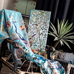 Постер на холсте в стиле шинуазри Playing Weiqi in the Peach Orchard Poster варинант исполнения - 2 | Loft Concept в Барнауле