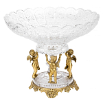Чаша на бронзовых ножках с тремя ангелами Eden Garden варинант исполнения - 1 | Loft Concept в Барнауле