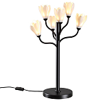 Настольная лампа с ветвями и белыми фарфоровыми цветами Floralis варинант исполнения - 3 | Loft Concept в Барнауле