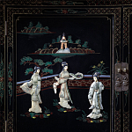 Комод в китайском стиле Chinese Black Chest of Drawers Нидерланды варинант исполнения - 2 | Loft Concept в Барнауле