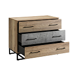 Комод с 3-мя ящиками в стиле лофт Urban Style Space варинант исполнения - 3 | Loft Concept в Барнауле