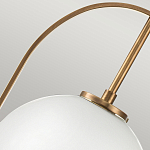 Подвесной светильник с белым плафоном в форме шара в арочной подвеске Hinkley варинант исполнения - 17 | Loft Concept в Барнауле