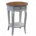 Тумба прикроватная овальная с ящиком Interiors Romance варинант исполнения - 1 | Loft Concept в Барнауле