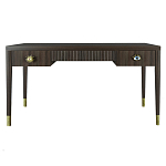 Письменный стол Elsa Dreams Walnut Шпон дерево с двумя ящиками варинант исполнения - 5 | Loft Concept в Барнауле