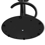 Барный стул вращающийся со спинкой и подлокотниками Douglas Rhombus Синий Велюр варинант исполнения - 7 | Loft Concept в Барнауле