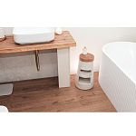 Керамический столик с деревянной столешницей "Пешка" варинант исполнения - 2 | Loft Concept в Барнауле