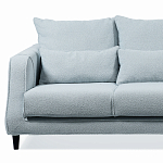 Диван Seldon с мягкими подушками голубое букле варинант исполнения - 4 | Loft Concept в Барнауле