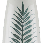 Настольная лампа овальная с тропическим принтом Stylized Aalm Leaves Motif варинант исполнения - 1 | Loft Concept в Барнауле