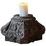 Подсвечник из массива тика Antique Solid Teak Candle Holder варинант исполнения - 1 | Loft Concept в Барнауле