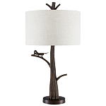 Настольная лампа с корпусом в виде ствола дерева с насекомым Twiglly варинант исполнения - 4 | Loft Concept в Барнауле