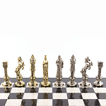 Шахматы Ренессанс с доской из натурального мрамора Decorative Thematic Chess варинант исполнения - 2 | Loft Concept в Барнауле
