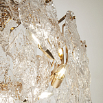 Люстра с декором из текстурированного стекла Textured Glass Chandelier 8 варинант исполнения - 4 | Loft Concept в Барнауле