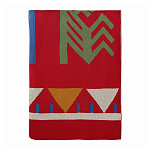 Плед хлопковый по мотивам чувашских орнаментов Ural and Siberian Patterns варинант исполнения - 5 | Loft Concept в Барнауле