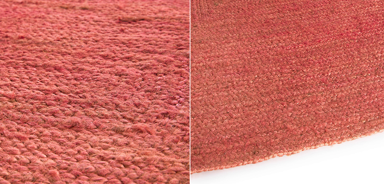 Ковер Rectangular Carpet red 100% джут Ковер Rectangular Carpet red 100% джут - Loft-Concept в Барнауле