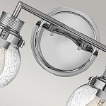 Бра для ванных комнат с прозрачным шарообразным плафоном из стекла с пузырьками на круглом основании Hinkley варинант исполнения - 20 | Loft Concept в Барнауле