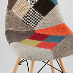 Стул с обивкой в технике пэчворк DSW варинант исполнения - 7 | Loft Concept в Барнауле