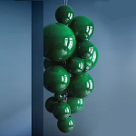 Люстра Grape Balls Зеленое стекло  варинант исполнения - 2 | Loft Concept в Барнауле