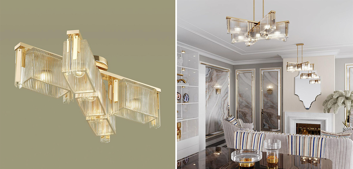 Люстра Madelen Gold Chandelier 5 Люстра Madelen Gold Chandelier 5 - Loft-Concept в Барнауле
