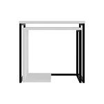 Комплект из 2-х приставных столов белого цвета из дерева ZIGOSH WHITE варинант исполнения - 1 | Loft Concept в Барнауле