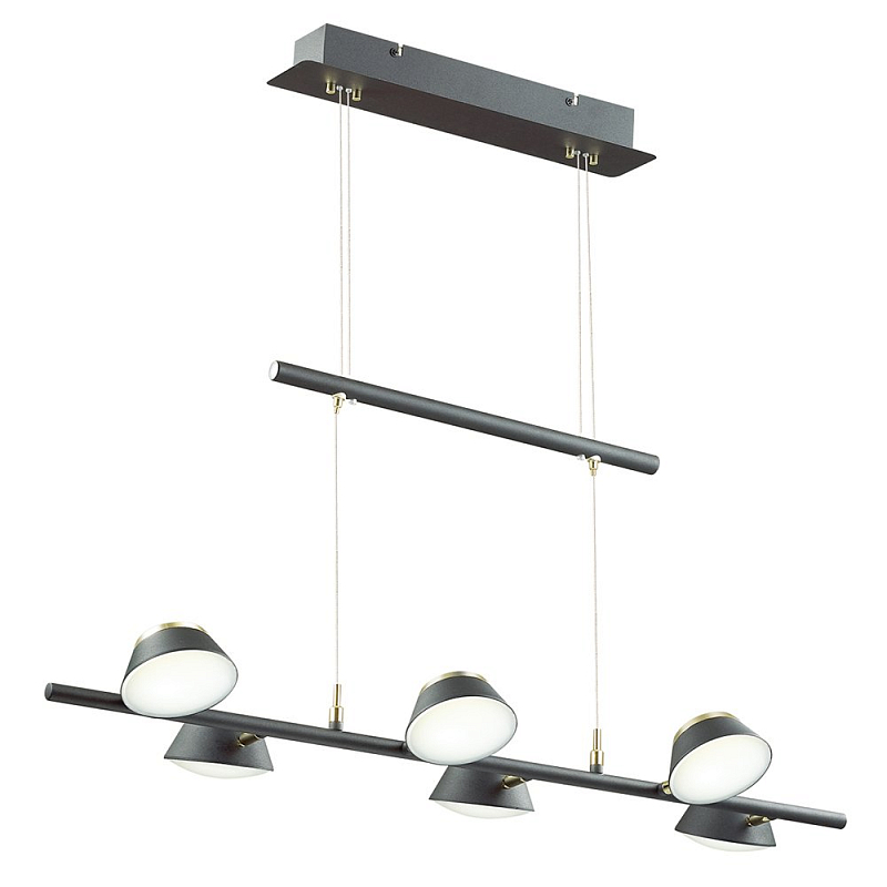Люстра Solid Light Золотой Черный Люстра Solid Light Золотой Черный в Барнауле | Loft Concept