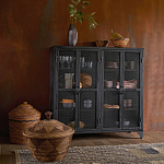 Корзина с крышкой из плетеного ротанга Jumaane Wicker Basket варинант исполнения - 4 | Loft Concept в Барнауле