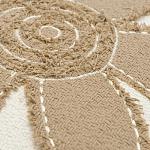 Подушка с цветочным принтом и кисточками Blooming Elegance Harper варинант исполнения - 2 | Loft Concept в Барнауле