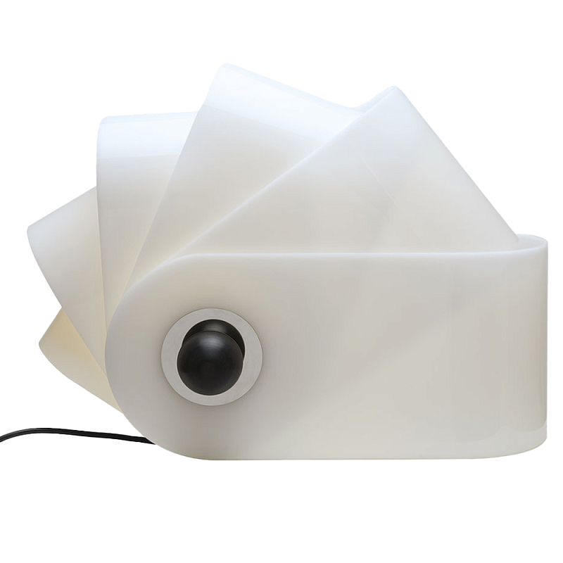 Настольная дизайнерская лампа Poltronova Ghepre Table Lamp Прозрачный белый Прозрачный красный в Барнауле | Loft Concept 