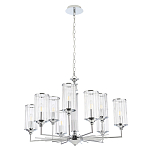 Люстра с 9-ю цилиндрическими стеклянными плафонами Jeanette варинант исполнения - 7 | Loft Concept в Барнауле