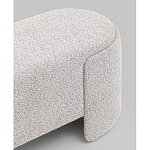 Банкетка Taks букле светло-серый варинант исполнения - 3 | Loft Concept в Барнауле