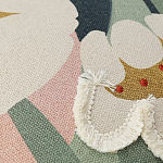 Подушка с цветочным принтом и кисточками Blooming Elegance Daisy варинант исполнения - 2 | Loft Concept в Барнауле