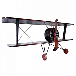 Полка книжная в виде аэроплана в стиле лофт FLY варинант исполнения - 1 | Loft Concept в Барнауле