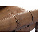 Двухместный диван Duncan винтажная коричневая кожа варинант исполнения - 4 | Loft Concept в Барнауле