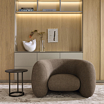 Дизайнерское полукруглое мягкое кресло CINNAMON Armchair варинант исполнения - 3 | Loft Concept в Барнауле