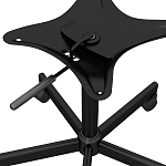 Стул с мягкой обивкой из велюра и подъемно-поворотным механизмом на колесиках Mason Green and Yellow варинант исполнения - 6 | Loft Concept в Барнауле