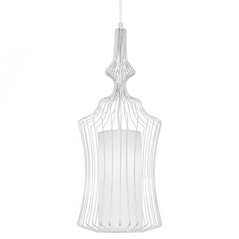 Подвесной светильник Wire Dream Pendant 4 Белый Белый Подвесной светильник Wire Dream Pendant 4 Белый Белый в Барнауле | Loft Concept