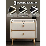 Умная прикроватная тумбочка c зарядкой для телефона Nightstand Smart варинант исполнения - 2 | Loft Concept в Барнауле