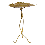 Столик приставной с столешницей Тропический лист Tropical Forest gold варинант исполнения - 1 | Loft Concept в Барнауле